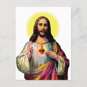 Jesus Christus im Pop Art Style Postkarte