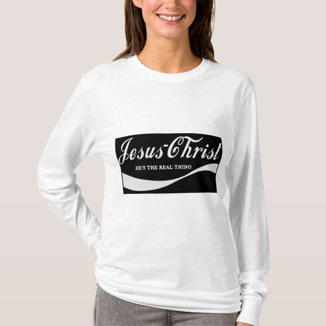Jesus Christus ist das Richtige T-Shirt (Vorderseite)
