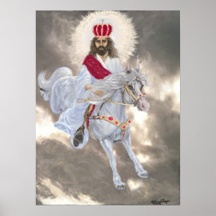 Jesus Christus ist das zweite Kommen Poster