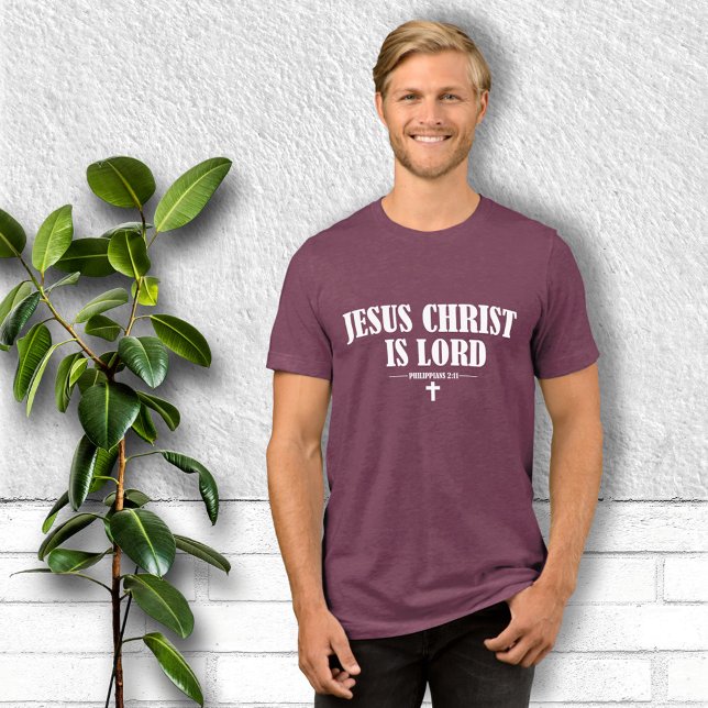 Jesus Christus ist der Christliche Herr Tri-Blend Shirt (Von Creator hochgeladen)