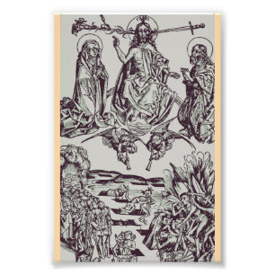 Jesus Christus ist der Richter des Universums Fotodruck