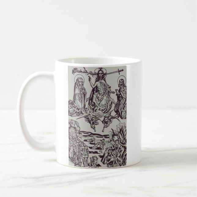 Jesus Christus ist der Richter des Universums Kaffeetasse (Links)