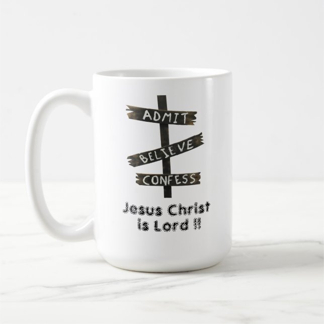 Jesus Christus ist Herr Kaffeetasse (Links)