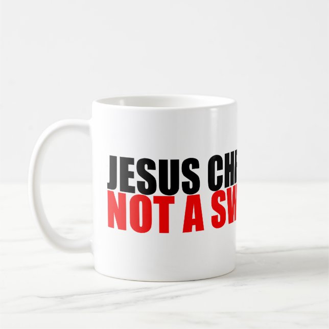 Jesus Christus ist Herr kein schwedisches Wort Tasse (Links)