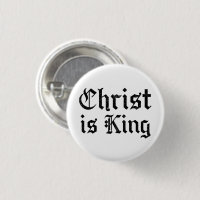 Jesus Christus ist König Gothic Blackletter Grunge