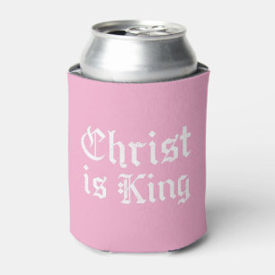 Jesus Christus ist König Gothic Blackletter Grunge Dosenkühler