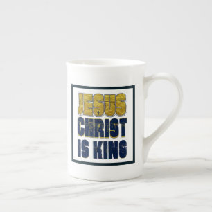 Jesus Christus ist König Prozellantasse