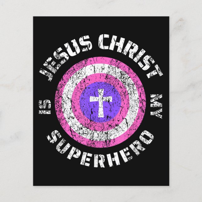Jesus Christus ist mein Superheld Jesus (Vorderseite)