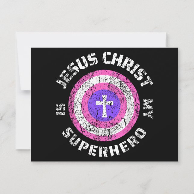 Jesus Christus ist mein Superheld Jesus (Vorderseite)