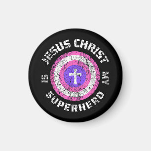 Jesus Christus ist mein Superheld Jesus Magnet