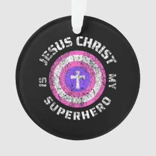 Jesus Christus ist mein Superheld Jesus Ornament