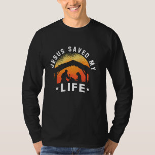 Jesus Christus Jesus Christentum Rettete Mein Lebe T-Shirt