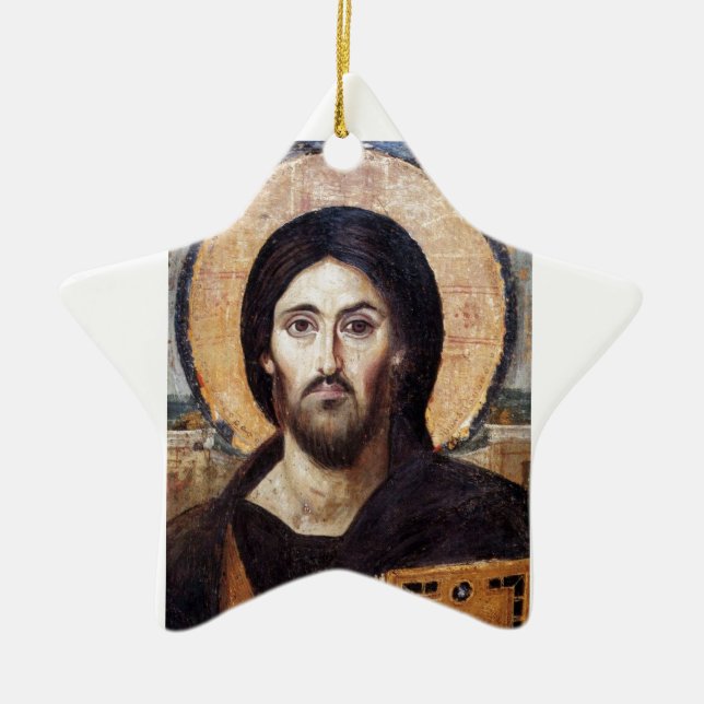 Jesus Christus Keramik Ornament (Vorne)