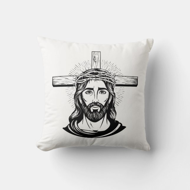 Jesus Christus Kissen (Vorderseite)