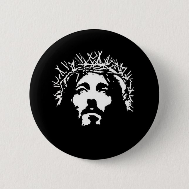 Jesus Christus-Knopf Button (Vorderseite)