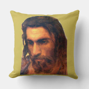Jesus-Christus-Kopfstudie vor 1872 von I. Kramskoi Kissen