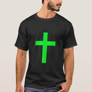 Jesus Christus kreuzen Christliche Religion Grün T T-Shirt
