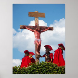 Jesus Christus Kreuzigung Kreuz Christliches Poste Poster