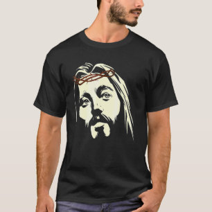 Jesus Christus Kruzifix Gekreuzigt Ostern Dornenkr T-Shirt