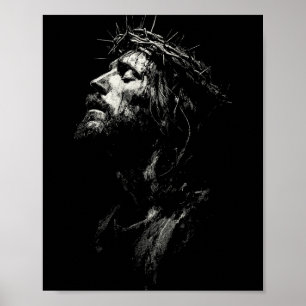 Jesus Christus Künstlerisches Porträt Christliche Poster