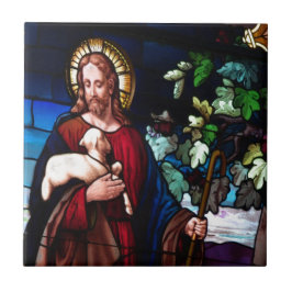 Jesus Christus-Lamm-Entwurfs-Glaskunst-Schicksal Fliese