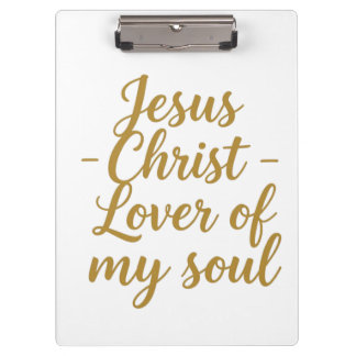 Jesus Christus Liebhaber meiner Seele Klemmbrett