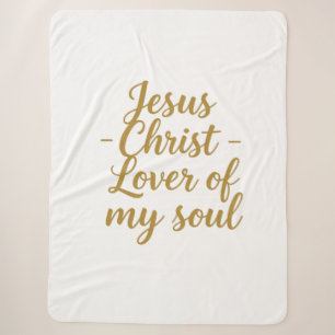Jesus Christus Liebhaber meiner Seele Sherpa-Decke Sherpadecke