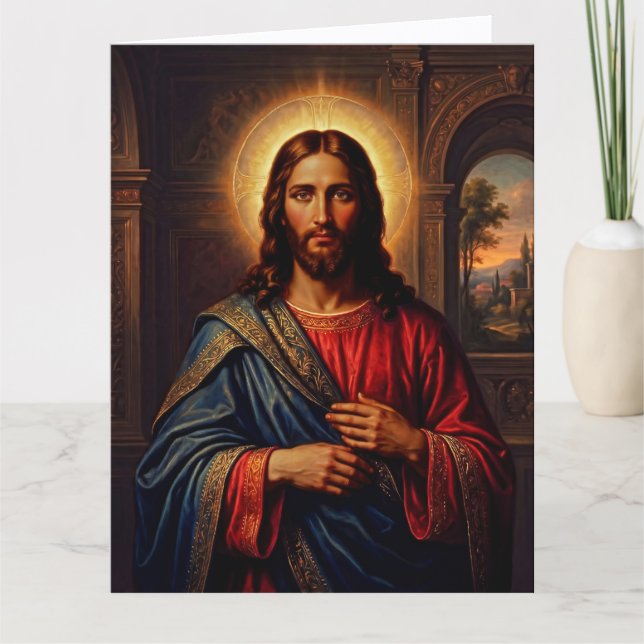 Jesus Christus liebt dich Karte (Vorderseite)
