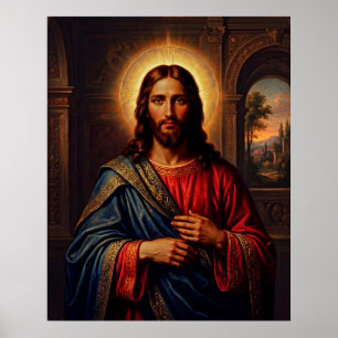 Jesus Christus liebt dich Poster