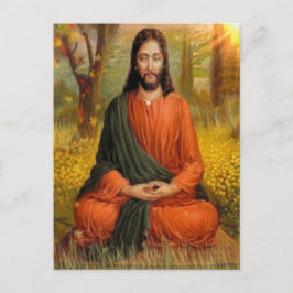 Jesus Christus Meditation Postkarte