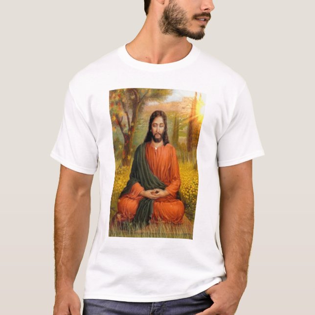 Jesus Christus-Meditation T-Shirt (Vorderseite)