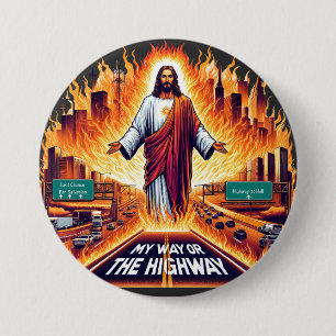Jesus Christus mein Weg oder der hohe Weg zur Höll Button