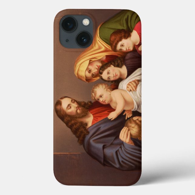 Jesus Christus mit den Kindern Case-Mate iPhone Hülle (Rückseite)
