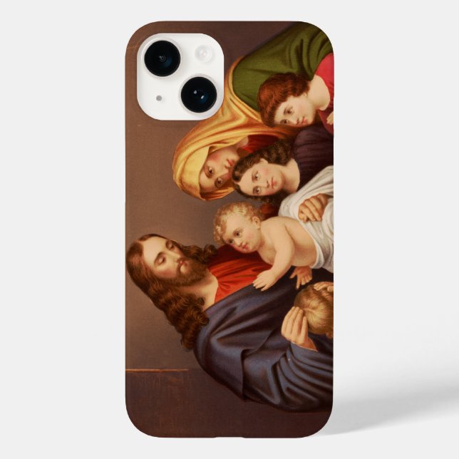 Jesus Christus mit den Kindern Case-Mate iPhone Hülle (Rückseite)