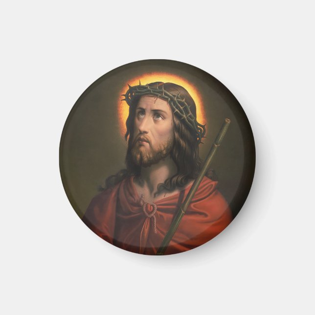 Jesus Christus mit der Krone von Thorns Magnet (Vorne)