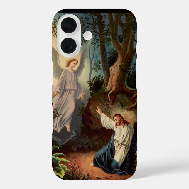 Jesus Christus mit Engel Case-Mate iPhone Hülle (Rückseite)