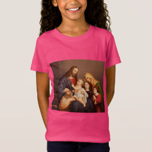 Jesus Christus mit Kindern Premium Fine Art T-Shirt