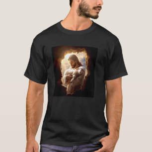 Jesus Christus mit Lamm katholische christliche Ku T-Shirt