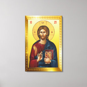 Jesus Christus orthodoxe Ikone Leinwanddruck