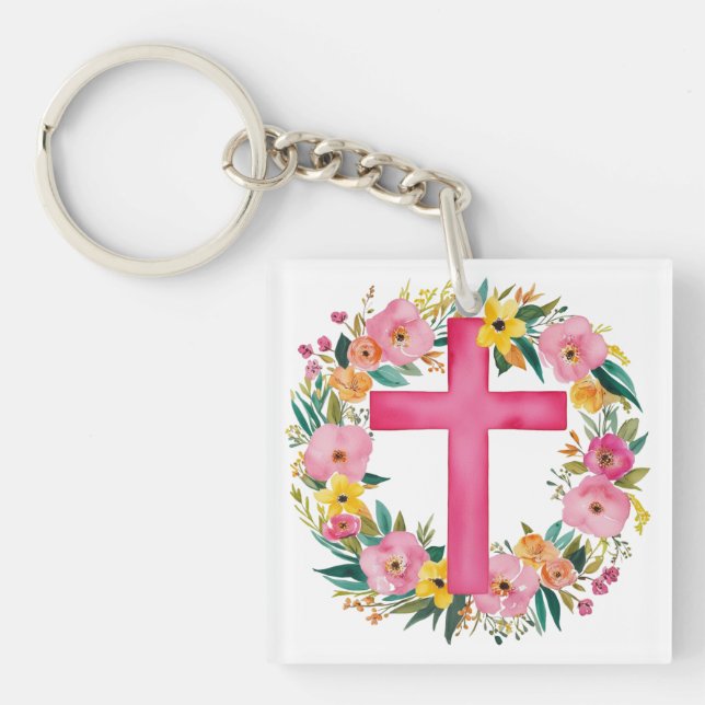 Jesus Christus Ostern Jesus Christlichen Männer, F Schlüsselanhänger (Vorderseite)