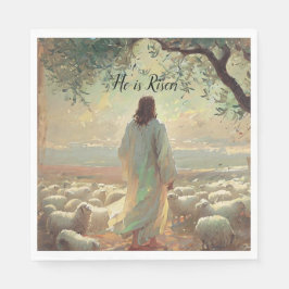 Jesus Christus Ostern katholisch religiös  Serviette