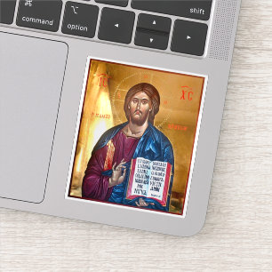 Jesus Christus Pantokrator-Ikone Aufkleber