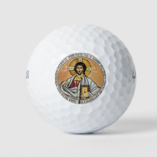 Jesus Christus Pantokrator Kuppel der Kirche Golfball