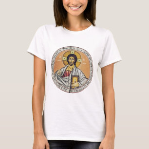 Jesus Christus Pantokrator Kuppel der Kirche T-Shirt