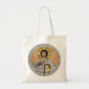 Jesus Christus Pantokrator Kuppel der Kirche Tragetasche