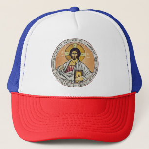 Jesus Christus Pantokrator Kuppel der Kirche Truckerkappe