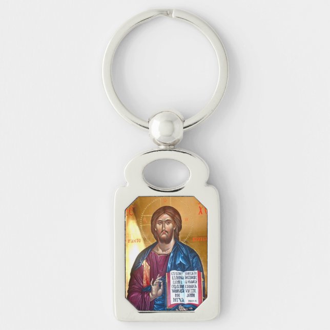 Jesus Christus Pantokrator  Schlüsselanhänger (Vorderseite)