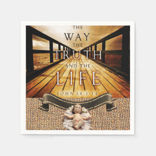 Jesus Christus Papier Servietten