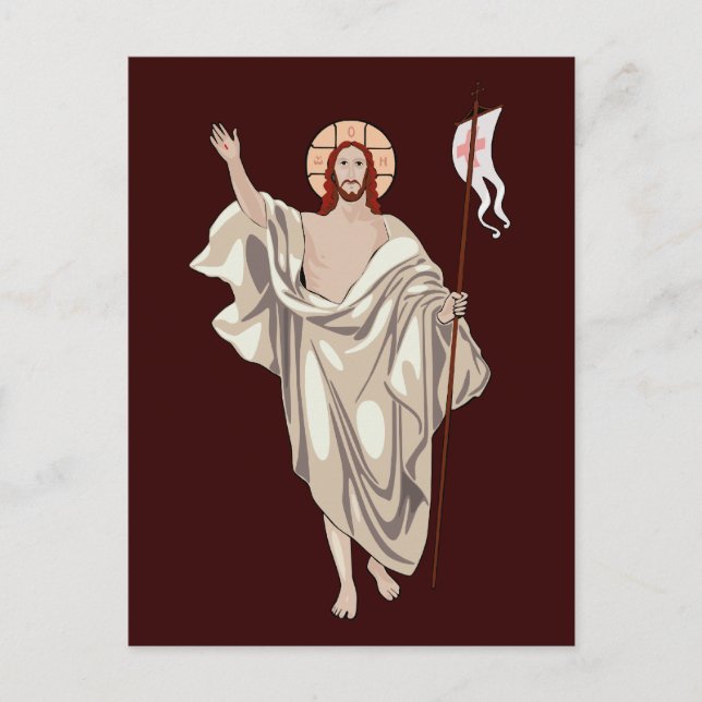 Jesus Christus Postkarte (Vorderseite)