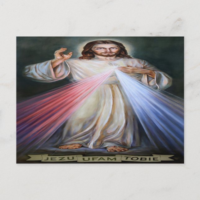 Jesus Christus Postkarte (Vorderseite)